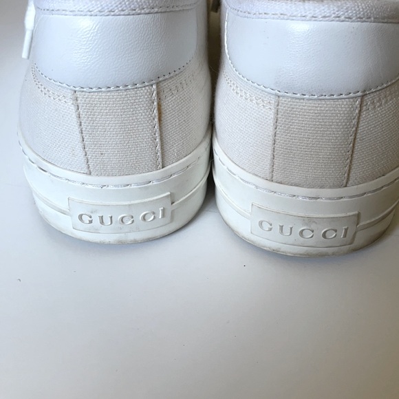 Gucci 379650 Men’s canvas sneakers - Picture 2 of 6